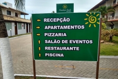 PLACAS PARA SINALIZAÇÃO