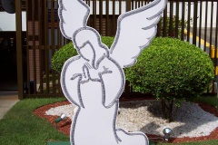 ANJO ALADO PVC COM MANGUEIRAS
